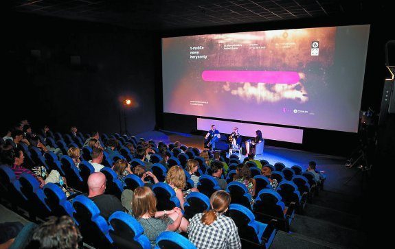 Helena Taberna en el T-Mobile New Horizons International Film Festival de Polonia.