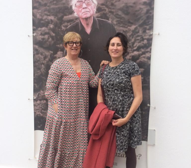 Helena Taberna visita la casa museo de Saramago en Lanzarote